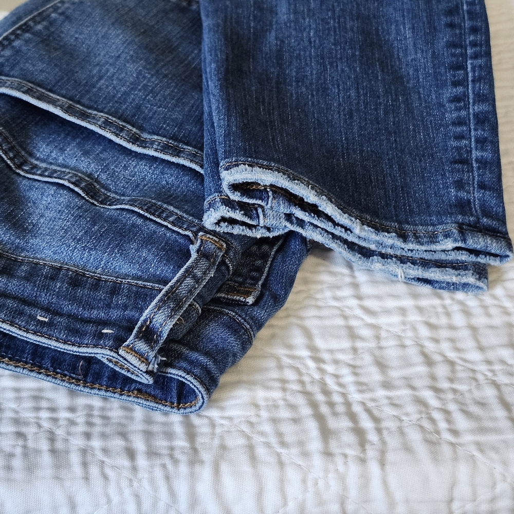 Madewell‎ Curvy High Rise Skinny Crop Jeans Women’s 27 Blue Stretch Denim MC507 - Picture 8 of 15